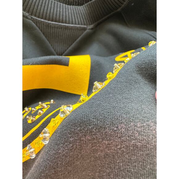 Fendi Black Roma 1925 Logo Crewneck Sweatshirt Women’s L - Picture 6 of 16